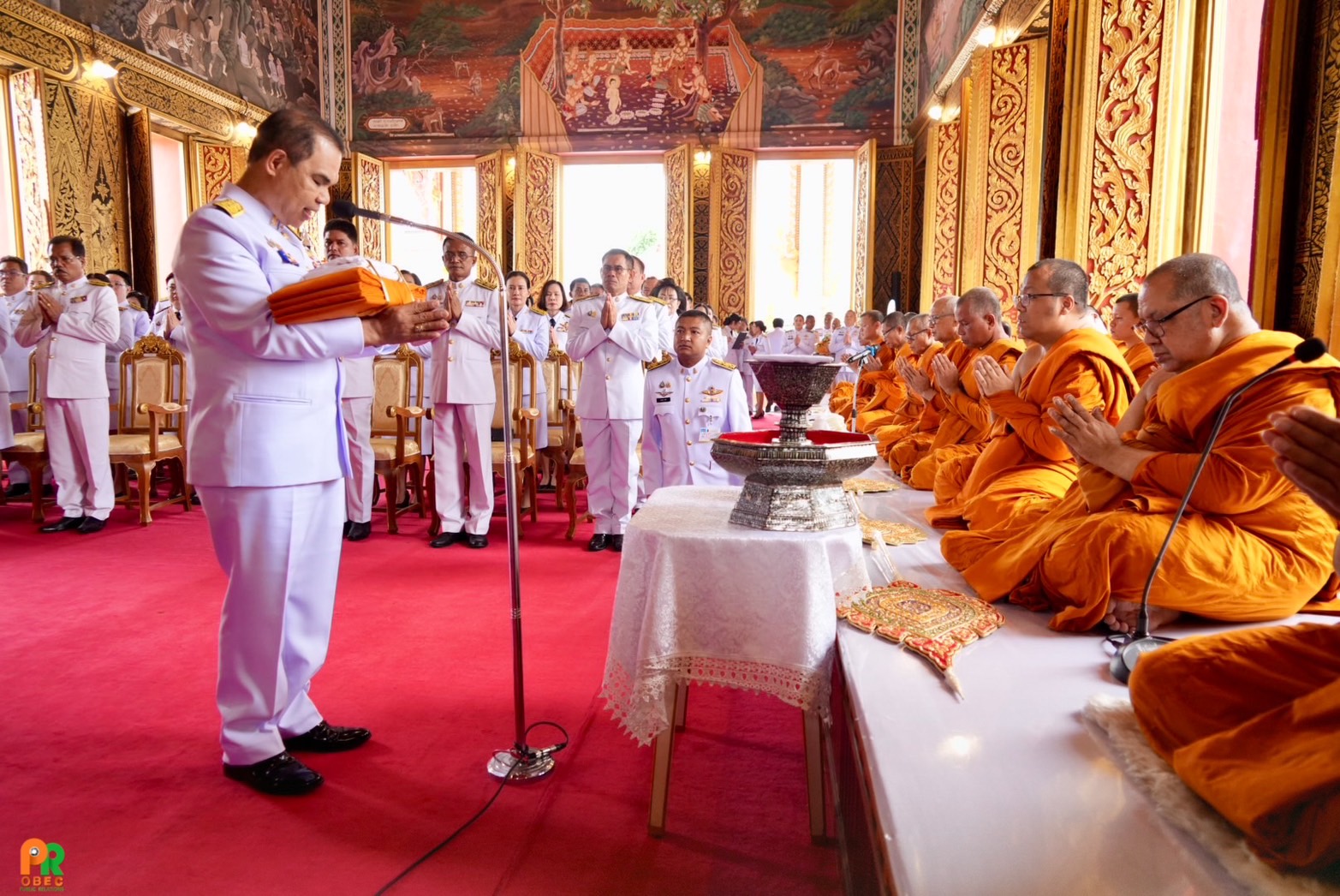 ถวายผ้าพระกฐินพระราชทาน ประจำปี พ.ศ. 2567 ณ วัดธรรมบูชา ตําบลตลาด อําเภอเมืองสุราษฎร์ธานี จังหวัดสุราษฎร์ธานี